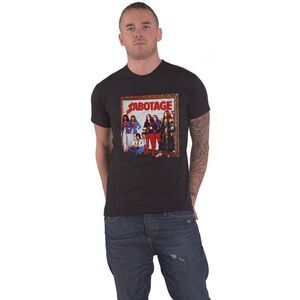 Black Sabbath Unisex Adult Sabotage T-Shirt / Black